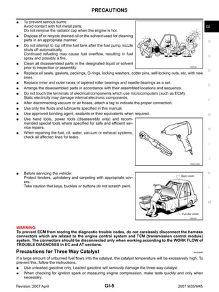 2007 infiniti m35 m45 service repair manual PDF