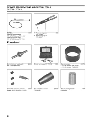 2007 johnson evinrude outboard 15 hp service repair manual | PDF