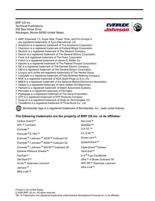 2007 johnson evinrude outboard 90 hp service repair manual