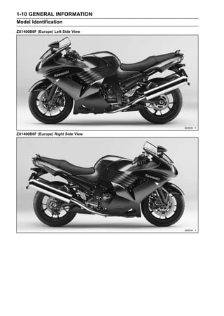 2007 kawasaki zx1400 b7f service repair manual | PDF
