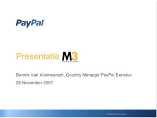 2007 nov amsterdam   m3 marketing - payments are sexy