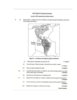 CSEC GEOGRAPHY PAST PAPER- PAPER 2- 2007