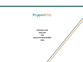 PROCESS FLOW
      ANALYSIS
        FOR
EXECUTIVE RECRUITMENT
        FIRM
 