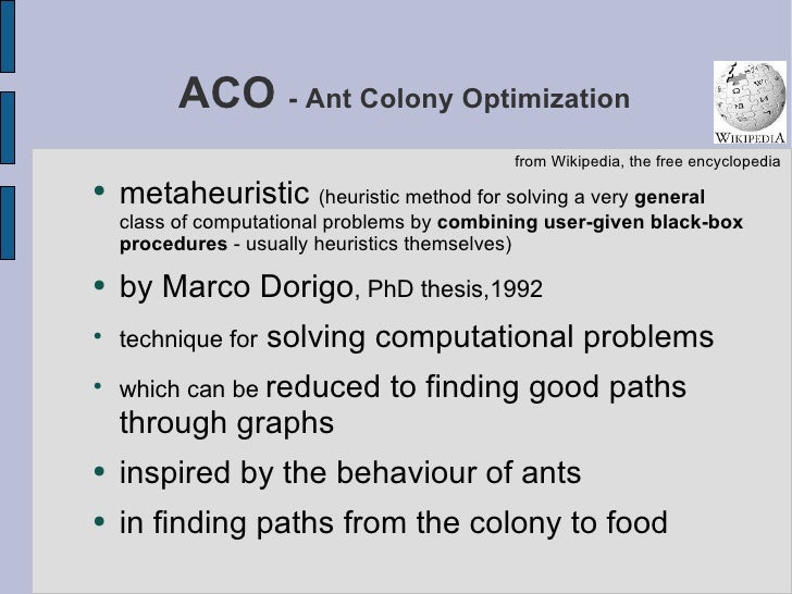 Swarm intelligence phd thesis