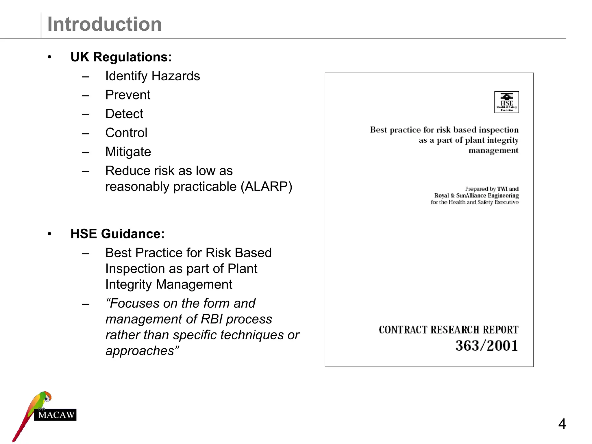 Risk calculation for Based Inspection 2008-06-Macaw.ppt