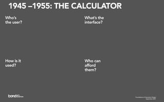 Foundations of Interaction Design