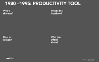 Foundations of Interaction Design