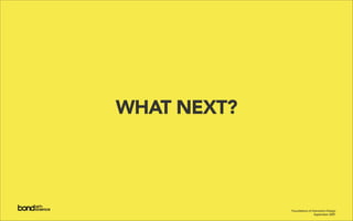 Foundations of Interaction Design