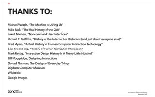 Foundations of Interaction Design