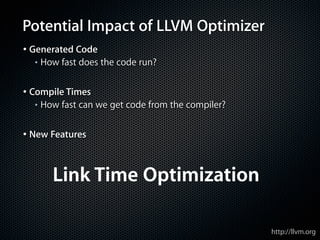 Introduction to the LLVM Compiler System | PDF