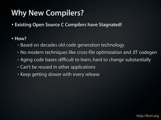 Introduction to the LLVM Compiler System | PDF