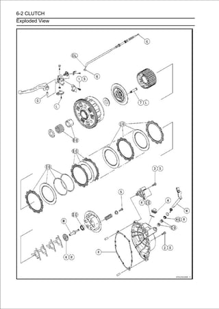 6-2 CLUTCH
Exploded View
 