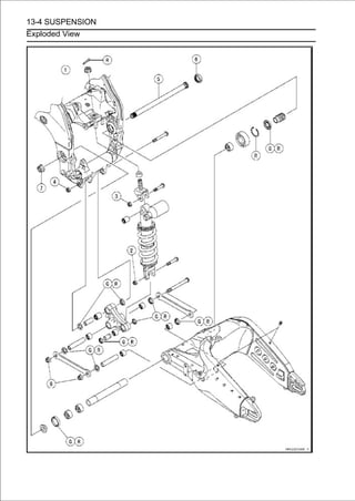 13-4 SUSPENSION
Exploded View
 