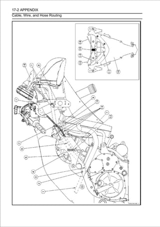 17-2 APPENDIX
Cable, Wire, and Hose Routing
 