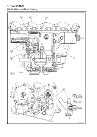 17-16 APPENDIX
Cable, Wire, and Hose Routing
 