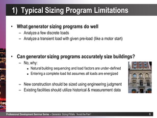 Program Sizing Generator Sizing Pitfalls | PDF