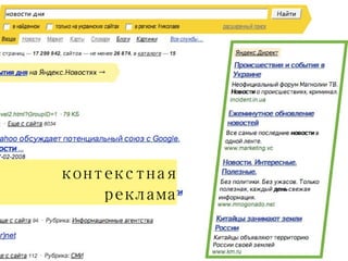 контекстная реклама 