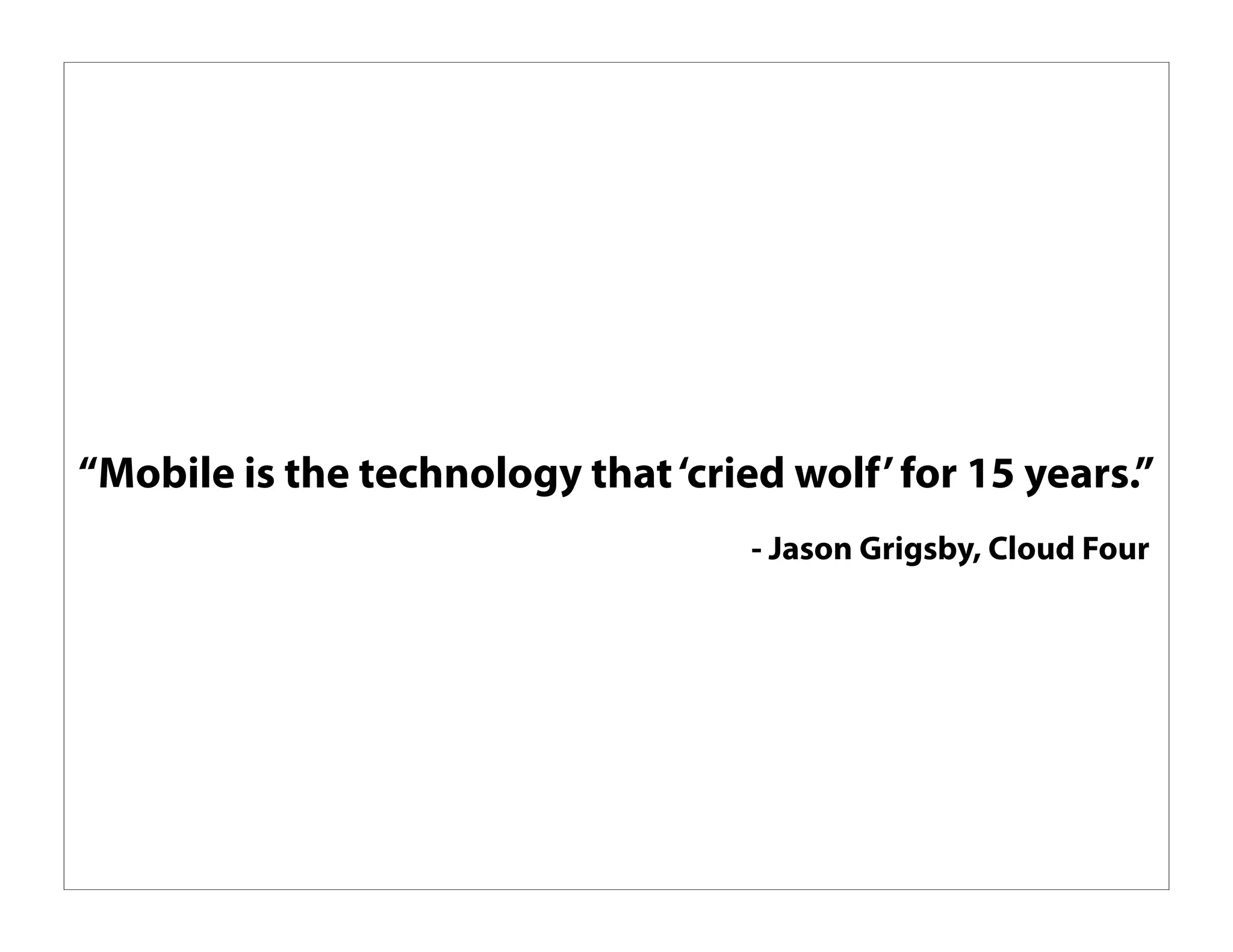 Why 2008 changes everything (in mobile tech)