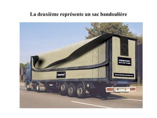 La deuxième représente un sac bandoulière