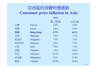 2008 年半年經濟報告