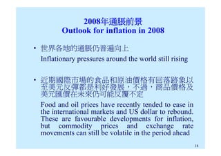 2008 年半年經濟報告