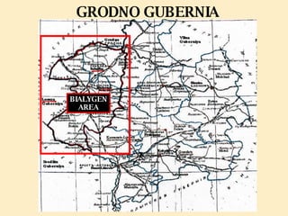 BIALYGEN AREA GRODNO GUBERNIA 
