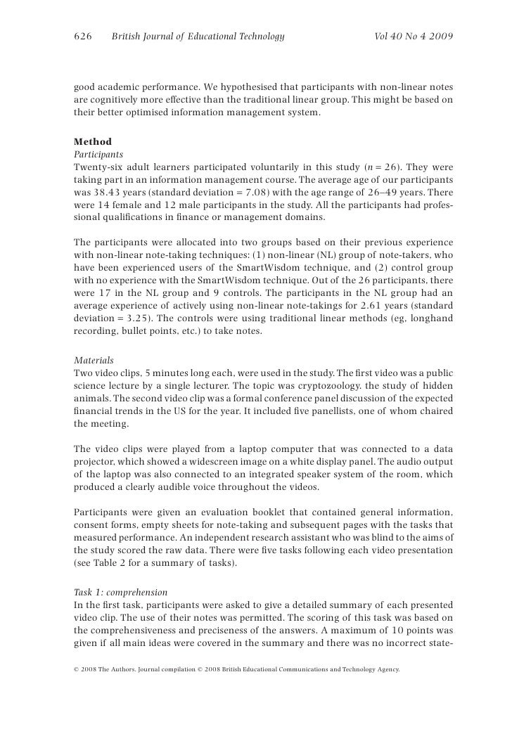 How to write an experiment picture