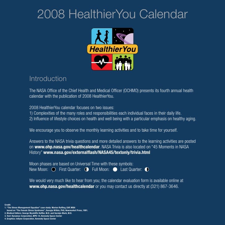 2008 Calendar