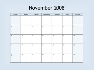 2008 Calendar | PPT