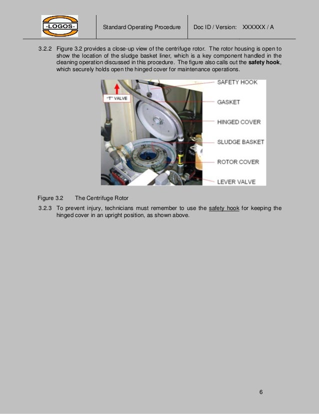 Coolant Centrifuge Cleaning Procedure