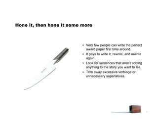 2008 JC Planning Awards Virtual Training