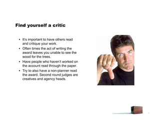 2008 JC Planning Awards Virtual Training