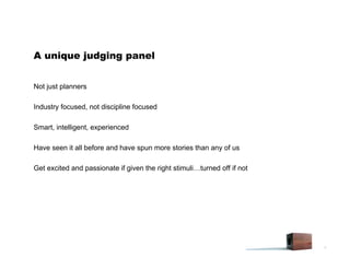 2008 JC Planning Awards Virtual Training