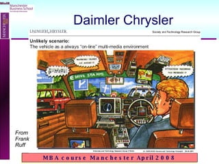 Daimler Chrysler From Frank Ruff 