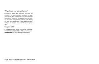 2008 MAXIMA OWNER'S MANUAL