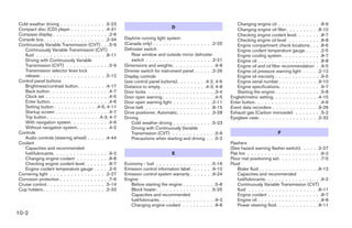2008 MAXIMA OWNER'S MANUAL