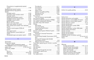 2008 MAXIMA OWNER'S MANUAL
