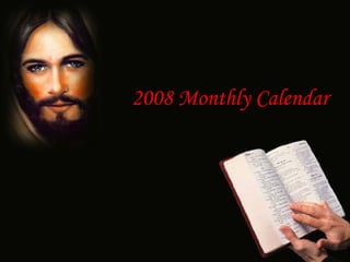 2008 Monthly Calendar 