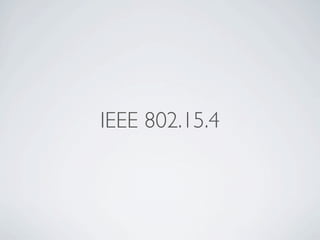 Wireless Communication And Mobile Network - ZigBee