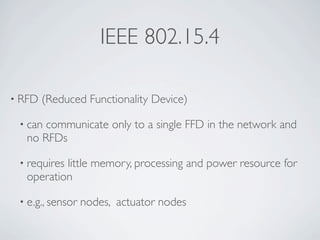 Wireless Communication And Mobile Network - ZigBee