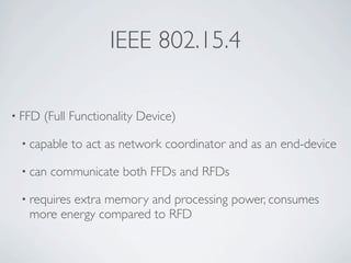 Wireless Communication And Mobile Network - ZigBee