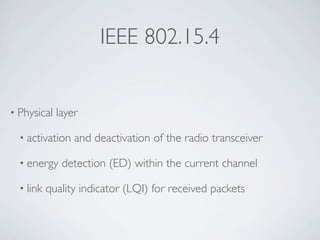 Wireless Communication And Mobile Network - ZigBee