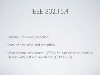Wireless Communication And Mobile Network - ZigBee