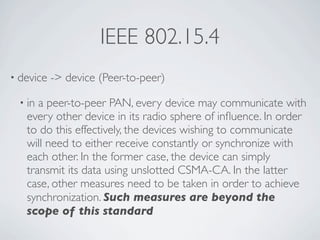 Wireless Communication And Mobile Network - ZigBee
