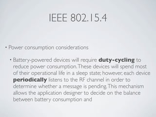 Wireless Communication And Mobile Network - ZigBee