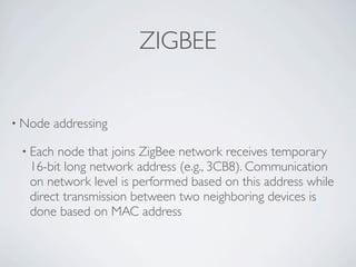 Wireless Communication And Mobile Network - ZigBee