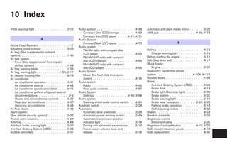 2008 PATHFINDER OWNER'S MANUAL