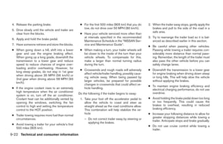 2008 QUEST OWNER'S MANUAL