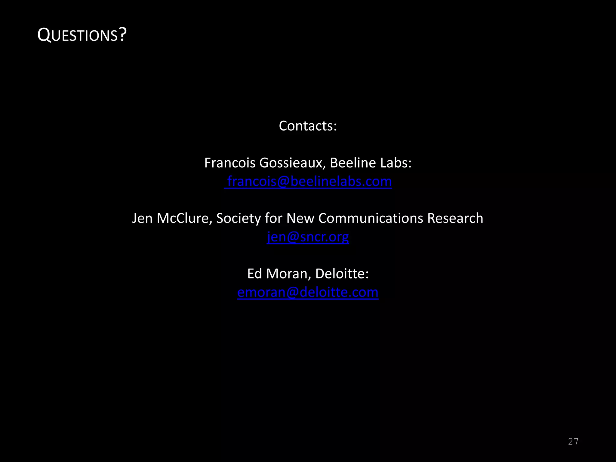 2008 Tribalization Of Business Study Quantitative
