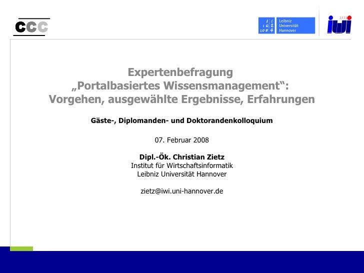 Christian zietz dissertation